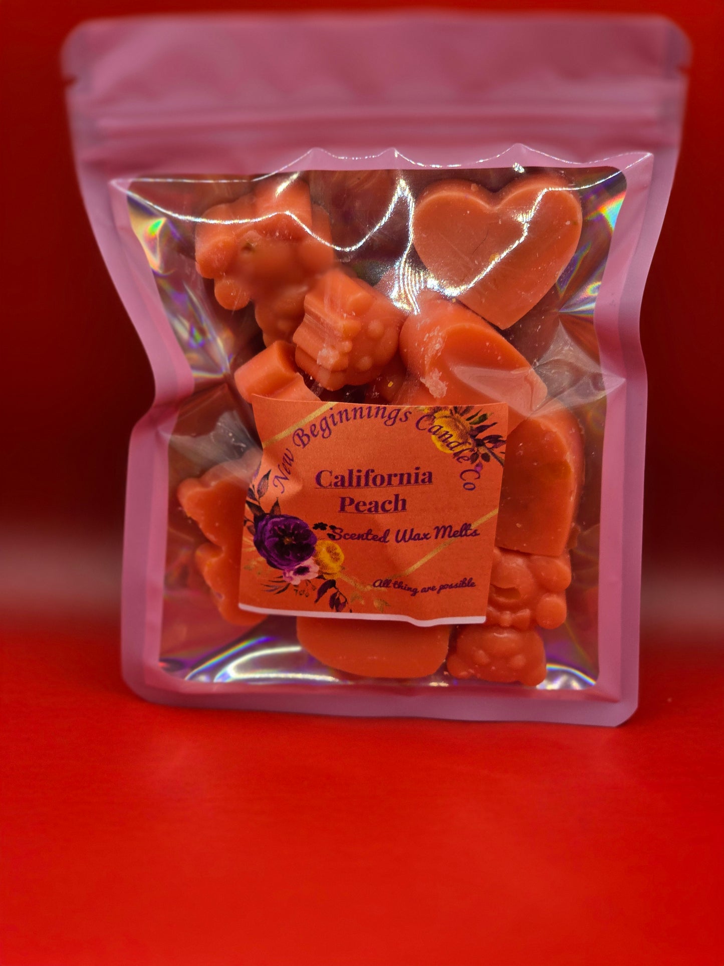 California peach Wax melts